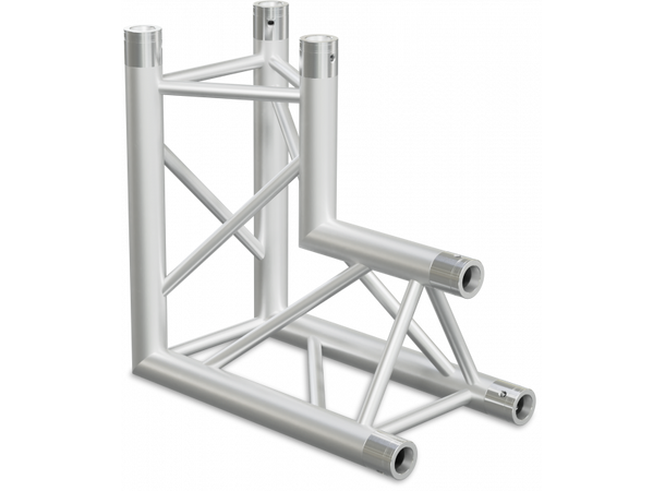 PROTRUSS ST30L2I 2-veis hjørne 90° inn Alu. Ø50x2mm rør. Koblingskit inkludert