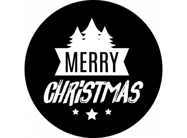 Prolights Gobo xmas Typo Greetings 10 F size,  Black and white