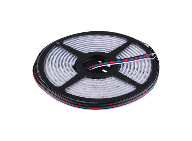 SBL Event LED Strip 24V RGB+WW, 14,4W/m 10mm, utendørs. M/Borrelås 