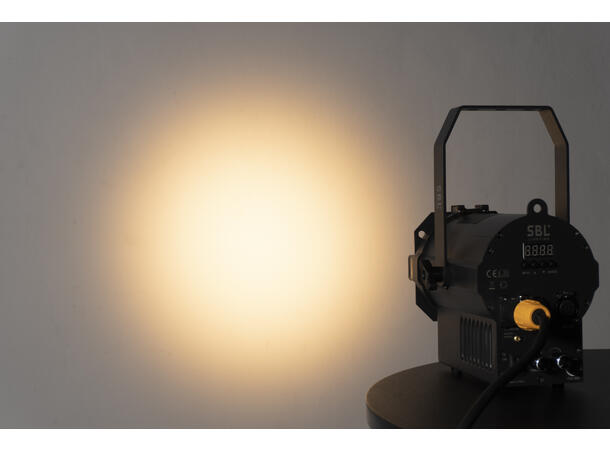 SBL Mini 50TW Fresnell, sort 2 x 50W, 2700 - 6500K, CRI 95, 5-pin XLR