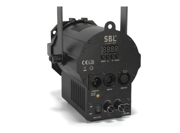 SBL Mini 50TW Fresnell, sort 2 x 50W, 2700 - 6500K, CRI 95, 5-pin XLR