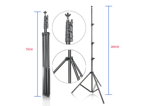 SBL Stativ for bakgrunner Maks høyde 280cm