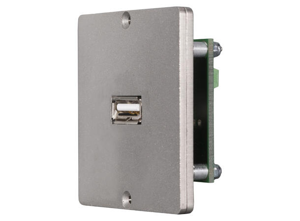 SOMMER W50M-2467 SYSWALL50 Modul Stål. 1 x USB/A hun. Skruterminal