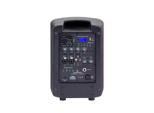 SOUNDSATION HYPER PLAY 6AMW Høyttaler 6.5", 150W. Oppladbar. Trådløs mikrofon
