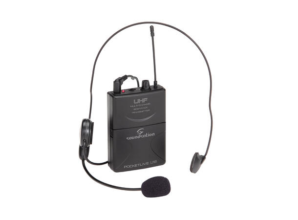 SOUNDSATION U16P Pocketlive-kit 863-865MHz, Lommesender med hodebøyle
