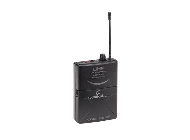 SOUNDSATION U16P Pocketlive-kit 863-865MHz, Lommesender med hodebøyle