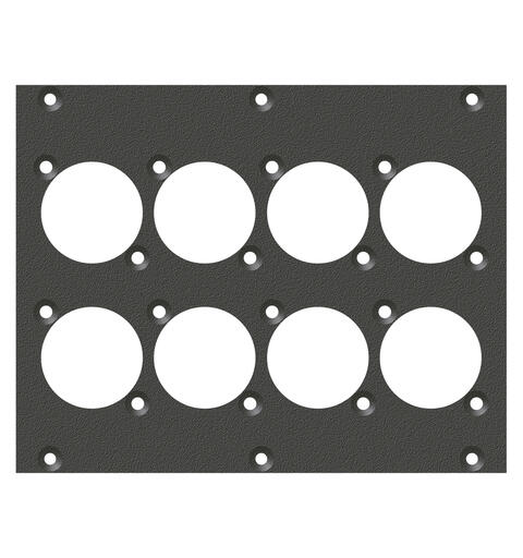 SYSBOXX SYFB23-8A Frontpanel 8x A/B-hull