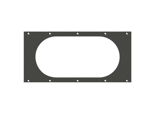 SYSBOXX SYFB25-2INST Frontpanel for cavity wall socket, double