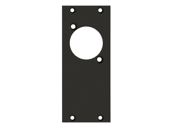 SYSBOXX SYPFB1-1D Frontpanel (SYKP) 1x D-hull, rotért 90 grader