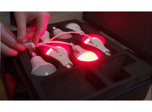 ASTERA NYX Bulb, hvit 10W LED, RGBA+mint, CRMX/RF/Bluetooth