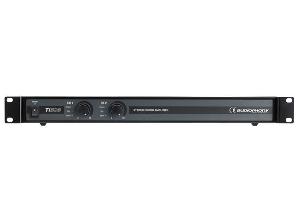 AUDIOPHONY Ti300 Forsterker 2x150W RMS/4Ohm. Vifteløs