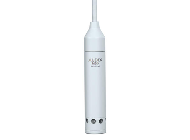 Audix M55WHC Hanging 12mm Condenser Mic Hypercardioid, White
