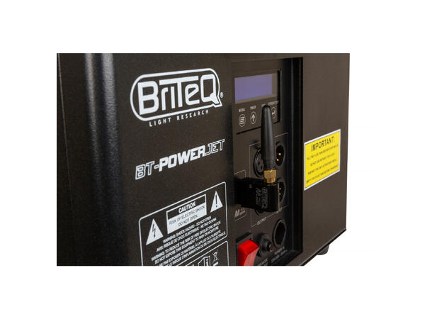 BRITEQ Powerjet Røykmaskin 3200W, RGB LED, DMX