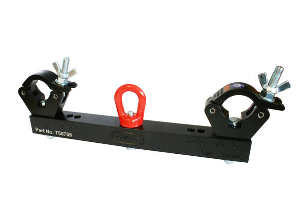 DOUGHTY Trussadapter, justerbar bredde Sort. SWL 500Kg