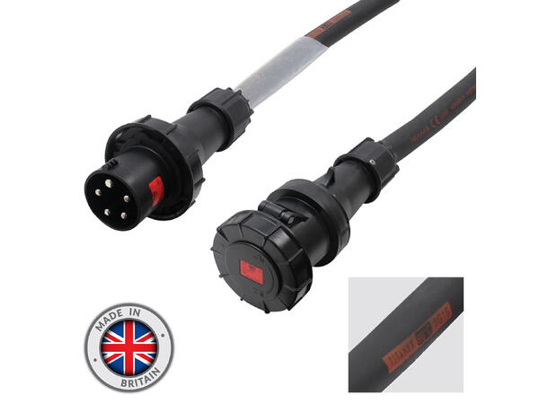 ELUMEN8 Male -Female 3PH 16mm 5C Cable 20m, 63A, H07RN-F