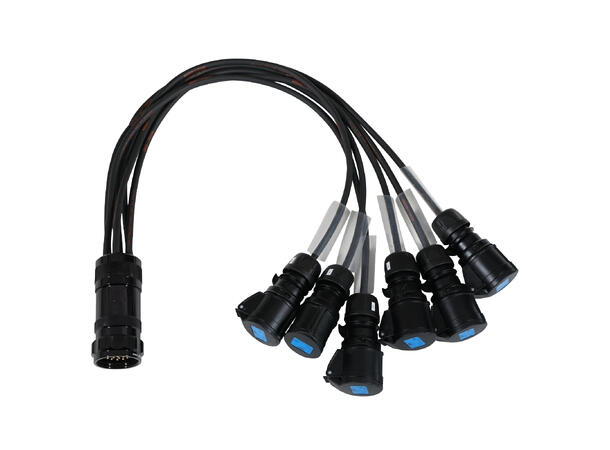 ELUMEN8 Socapex 19-Pin Male-16A Female 1.5mm Fan-Out Cable