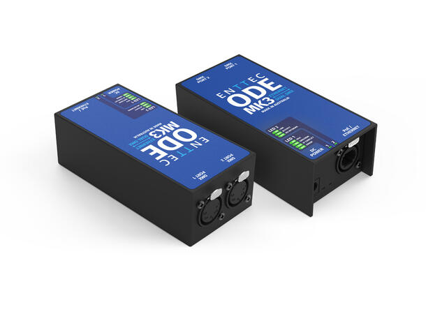 ENTTEC ODE Mk3 DMX Converter 2 x Univers, Art-RDM, PoE, 12 - 24V