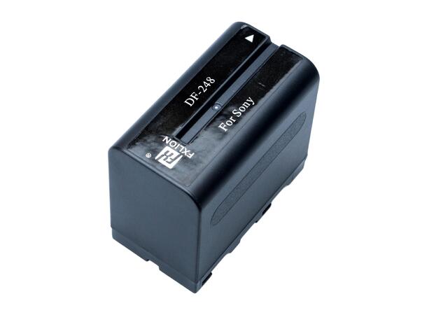 FXLION DF-248 batteri for SONY NP-F 7.4V, 6.6Ah, 48Wh