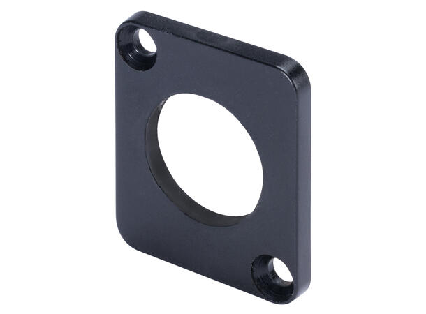 HICON HI-DAM16 D-panel med M16 hull Sort