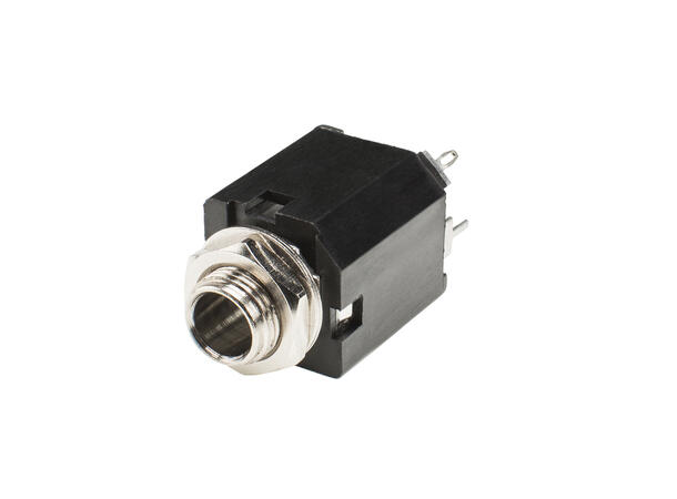 HICON HI-J63M-PVM 6.3mm Jack hun Mono. For chassismontering. Loddetilk.