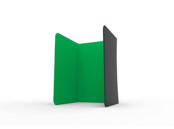 KAGU Backdrop Chromakey/Sort. H: 210cm x B: 150cm x D:150cm