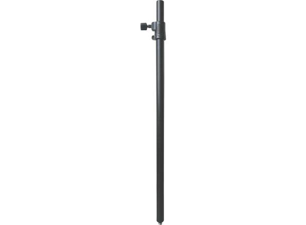 KAGU Høyttalerstativ teleskopisk. M20 Sort. Maks høyde 181,5cm. Maks 30Kg
