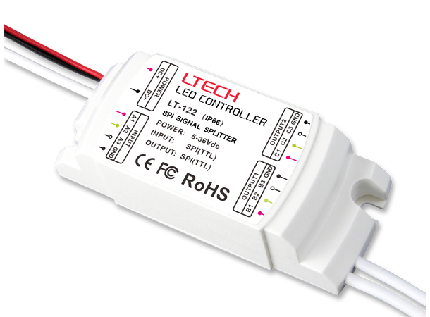 LTECH signal booster for pixel kontroll For LED pixelstrip (SPI)