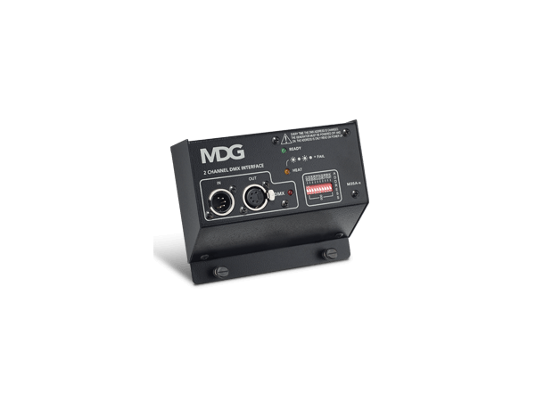 MDG 2-kanals DMX interface ATMOSPHERE, MAX series og ICE FOG serie