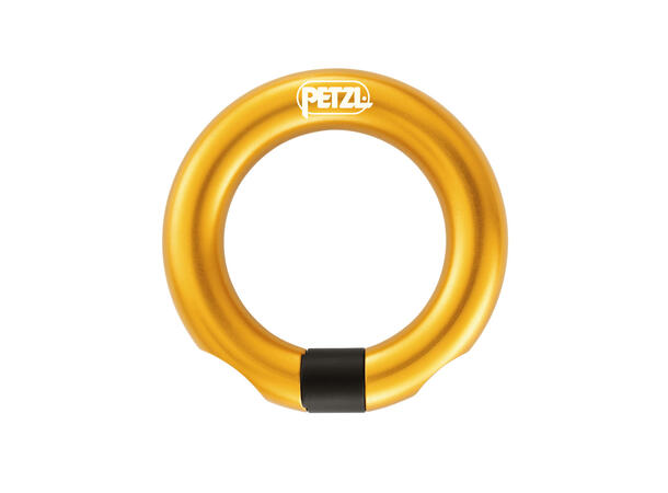 PETZL RING Open 23kN, gul, aluminium
