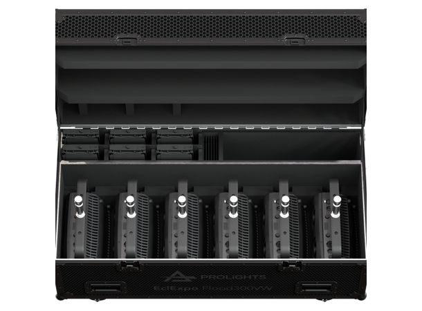 PROLIGHTS FCLEXPOFL300VW Flightcase Til 6 x EclExpo Flood300VW