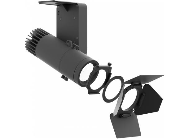 PROLIGHTS Låvedør og filterramme for EclDisplay (wash-linse), sort