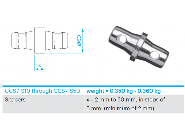 PROLYTE CCS7-S50 Spacer 50mm