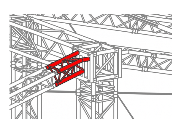 PROLYTE MPT-Tak Boxcorner att. MPR-001-L Gaveltruss, Alu, Venstre, For Mtp-Tak