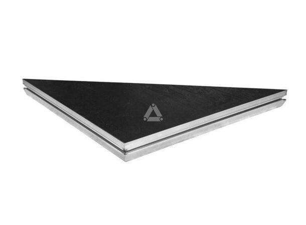 PROLYTE SM-D StageDex Basic scenepodie Trekant, 1x1M, Sort