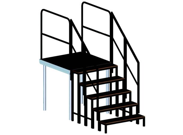 PROLYTE SM-STAIR EasyStair modultrapp 40cm, Enkel Trappemodul