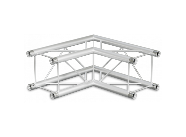 PROTRUSS SQ22L 2-veis hjørne, 90° Ø35x2mm rør. Koblingskit inkludert