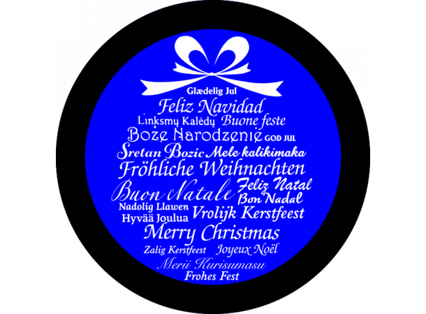 Prolights Gobo xmas Typo Greetings 17 F size,  1 Color