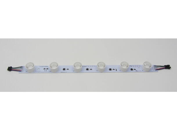 SBL 24V LED Stick RGB+CW, 32W, 48x3,2cm 25° linser