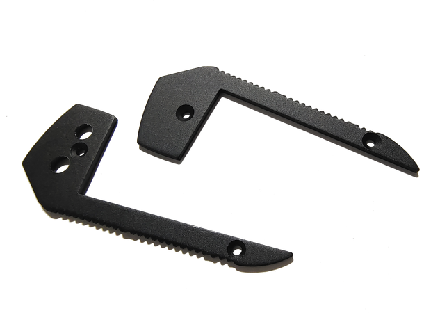 SBL Endekappe for 80 x 32 mm Trinn Sort, Par