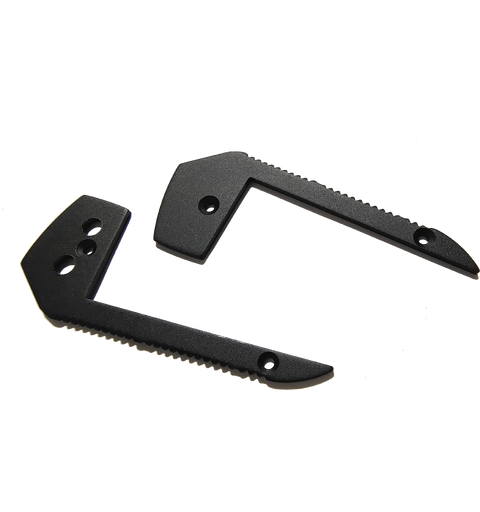 SBL Endekappe for 80 x 32 mm Trinn Sort, Par