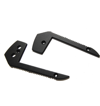 SBL Endekappe for 80 x 32 mm Trinn Sort, Par