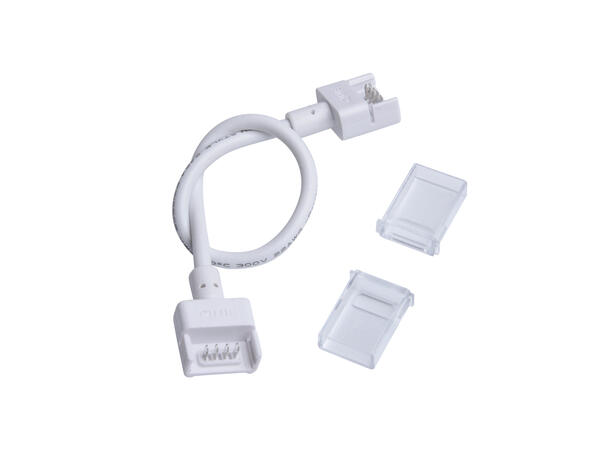 SBL skjøt for IP68 LED strip, 10mm PCB 4-leder. For 12mm tube. Lengde 20cm