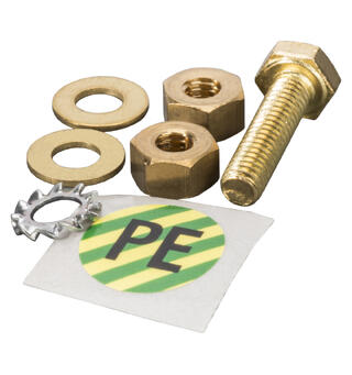 SOMMER Jordingssett skrue, muttere, skiver, sprengskive