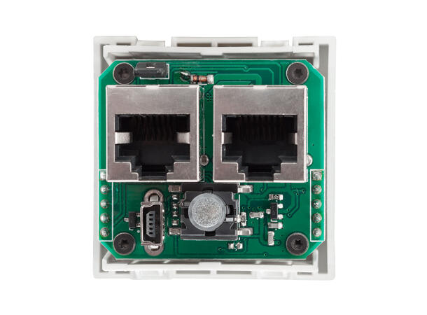 SOMMER W45S-1054 SYSWALL45 Modul Sølvgrå. 4 x Bryter m/LED. RS232