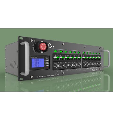 STAGESMARTS C12 Intelligent PDU Integrert Webserver