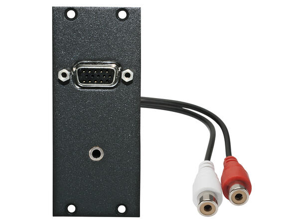SYSBOXX SYC1-1382 Frontpanel VGA/minijack -> VGA patch / 2x RCA