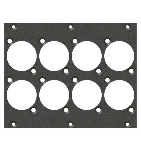 SYSBOXX SYFB23-8D Frontpanel 8x D-hull