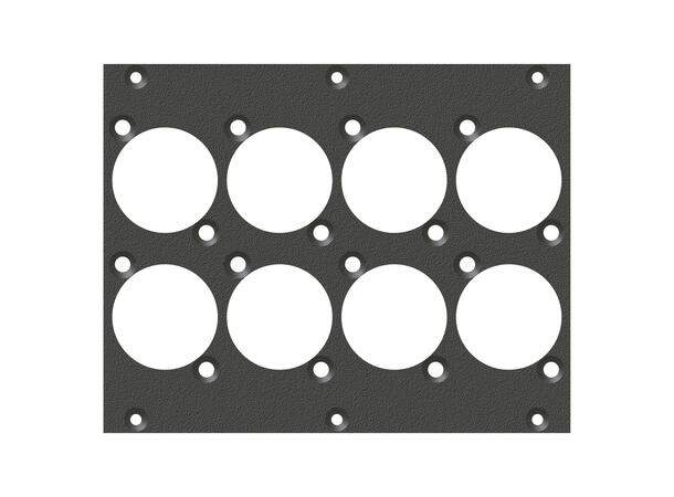 SYSBOXX SYFB23-8D Frontpanel 8x D-hull