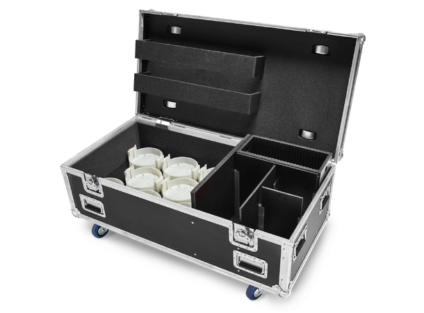 ASTERA Flightcase for 8 Lamper Passer AX9 & Quikspot, NB!Uten ladeplate