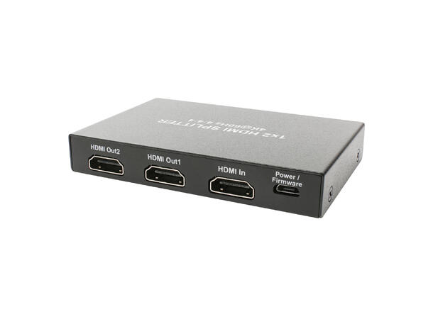 BASIC DVM-SP12 HDMI splitter 1 inn 2 ut 480i/p, 576i/p, 720i/p, and 1080i/p